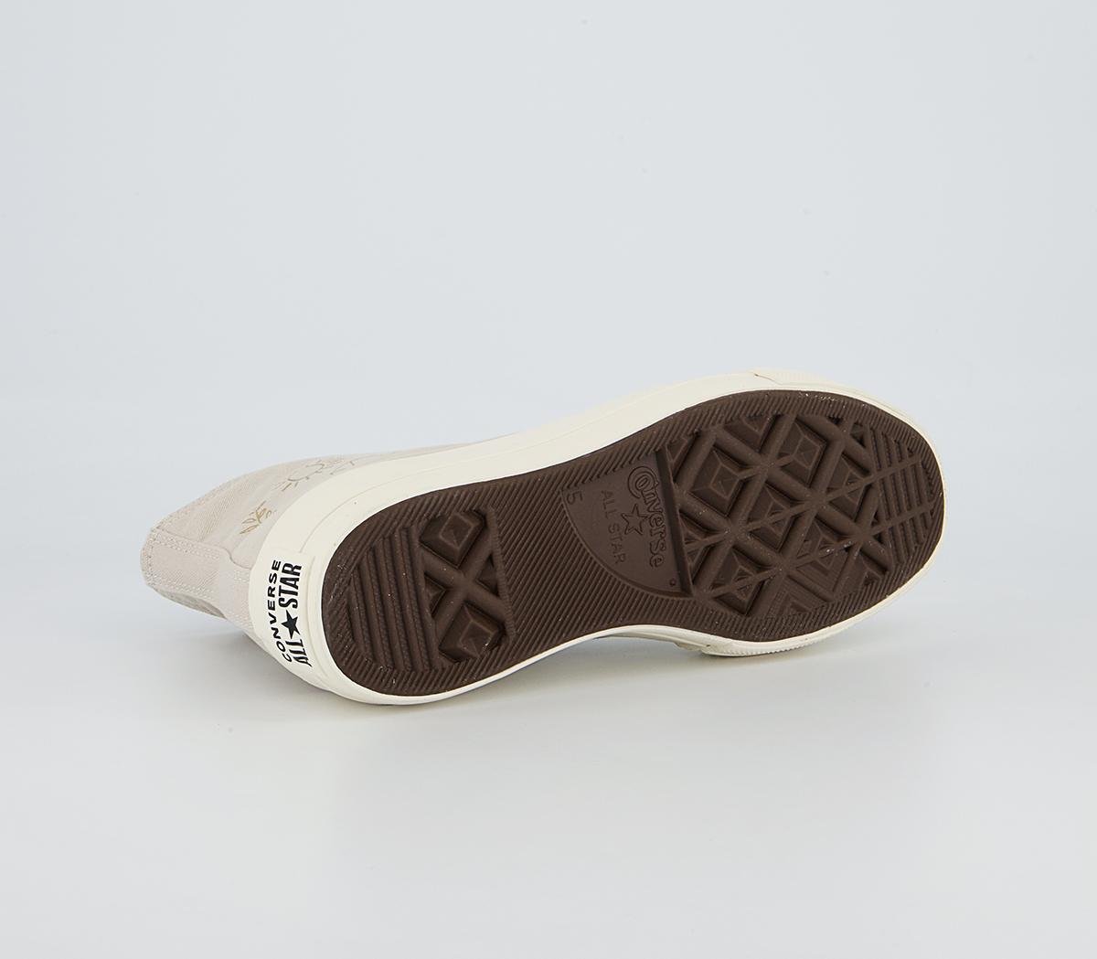 Converse All Star Lift Hi Trainers Converse All Star Lift Hi Trainers Desert Sand Egret Light Gold
