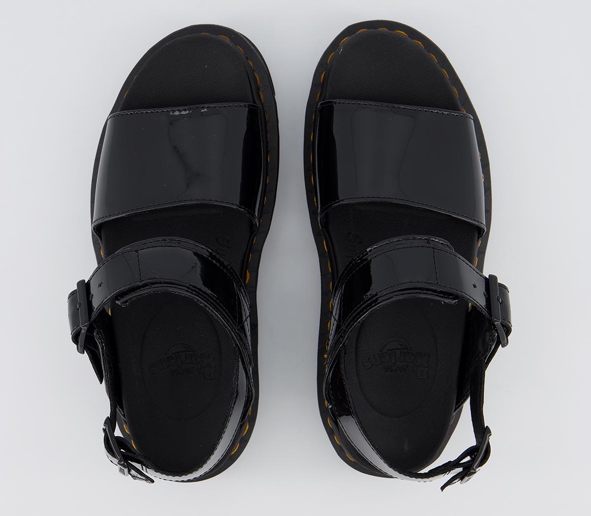 Dr. Martens Voss Sandals Dr. Martens Voss Sandals Black Patent
