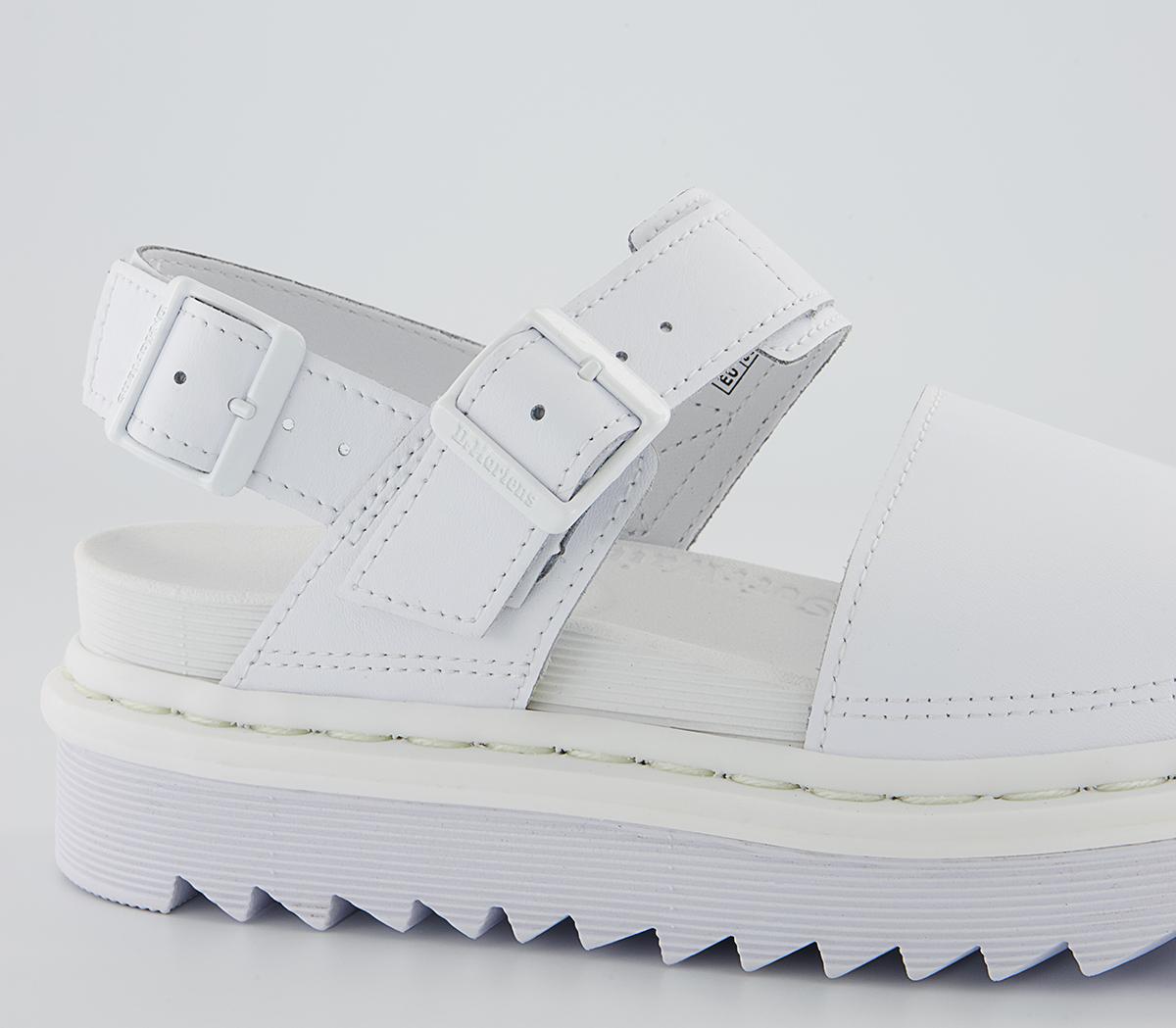 Dr. Martens Voss Sandals Dr. Martens Voss Sandals White Hydro Mono