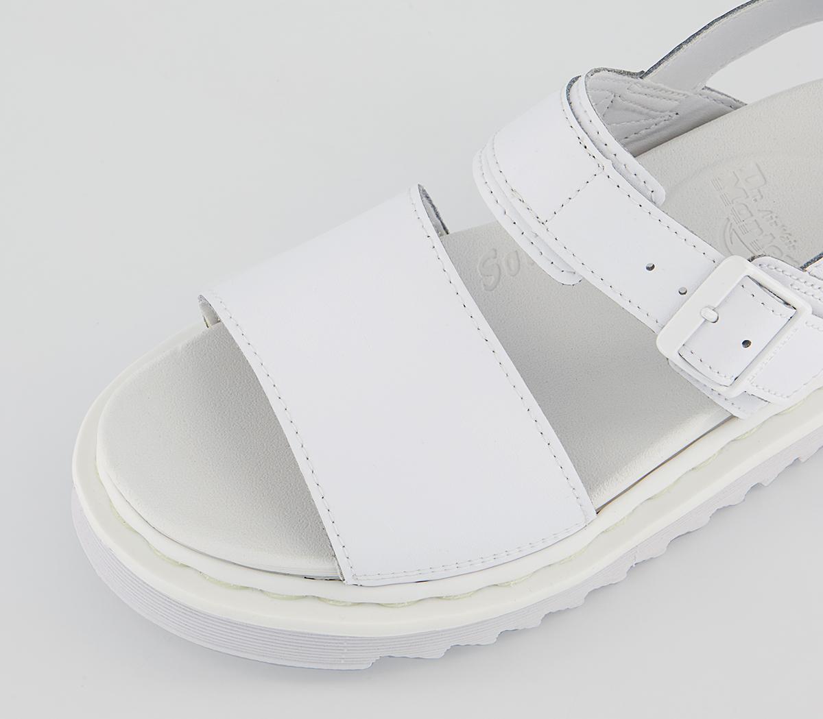 Dr. Martens Voss Sandals Dr. Martens Voss Sandals White Hydro Mono