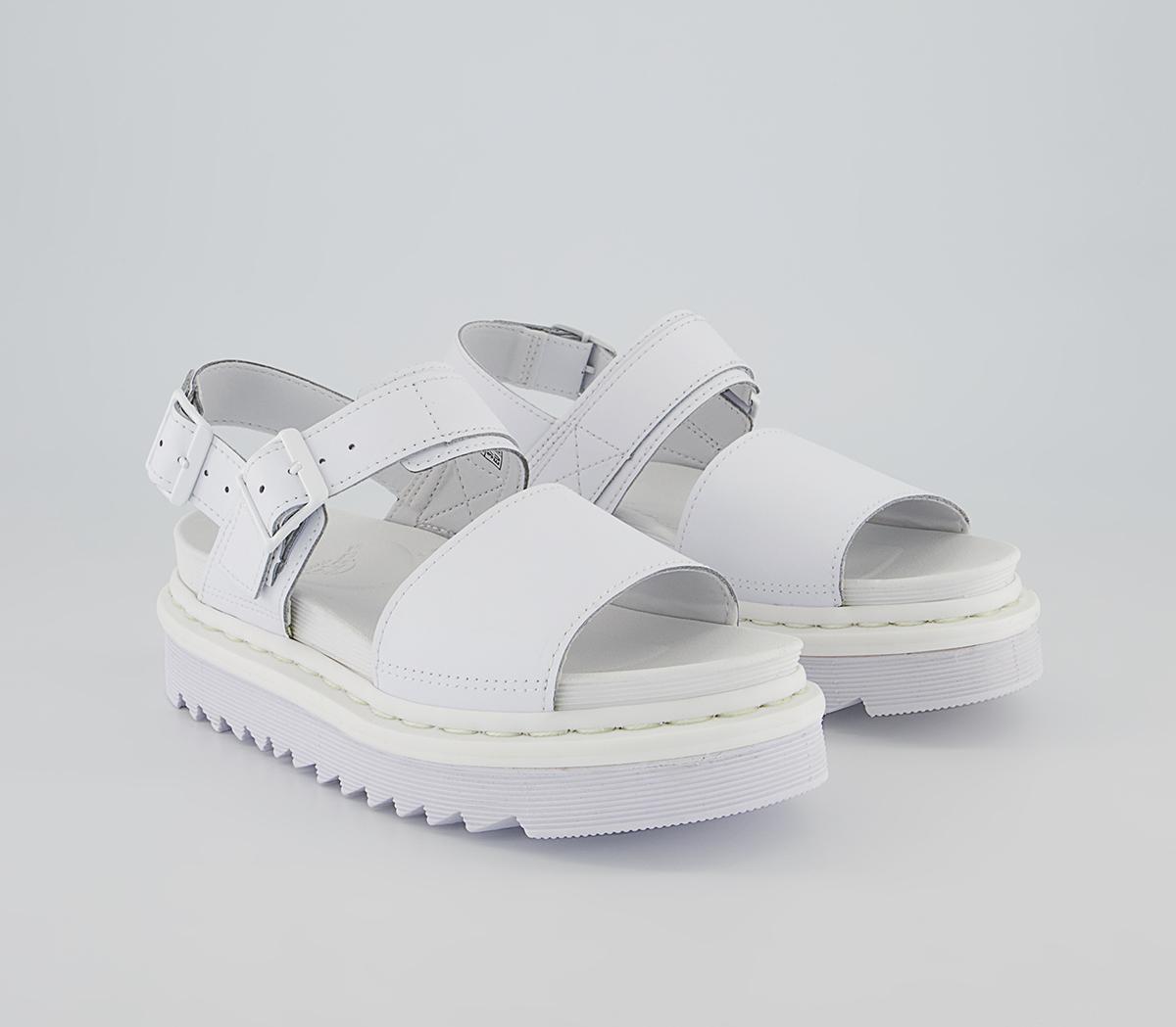Dr. Martens Voss Sandals Dr. Martens Voss Sandals White Hydro Mono