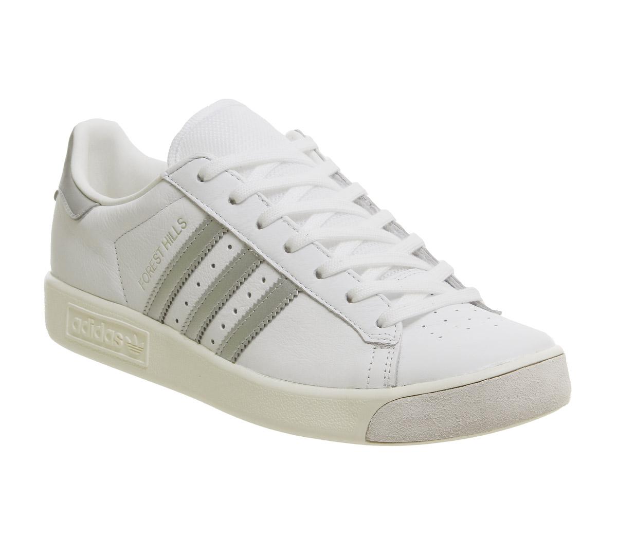 adidasForest Hills TrainersWhite Silver Metallic Off White Exclusive