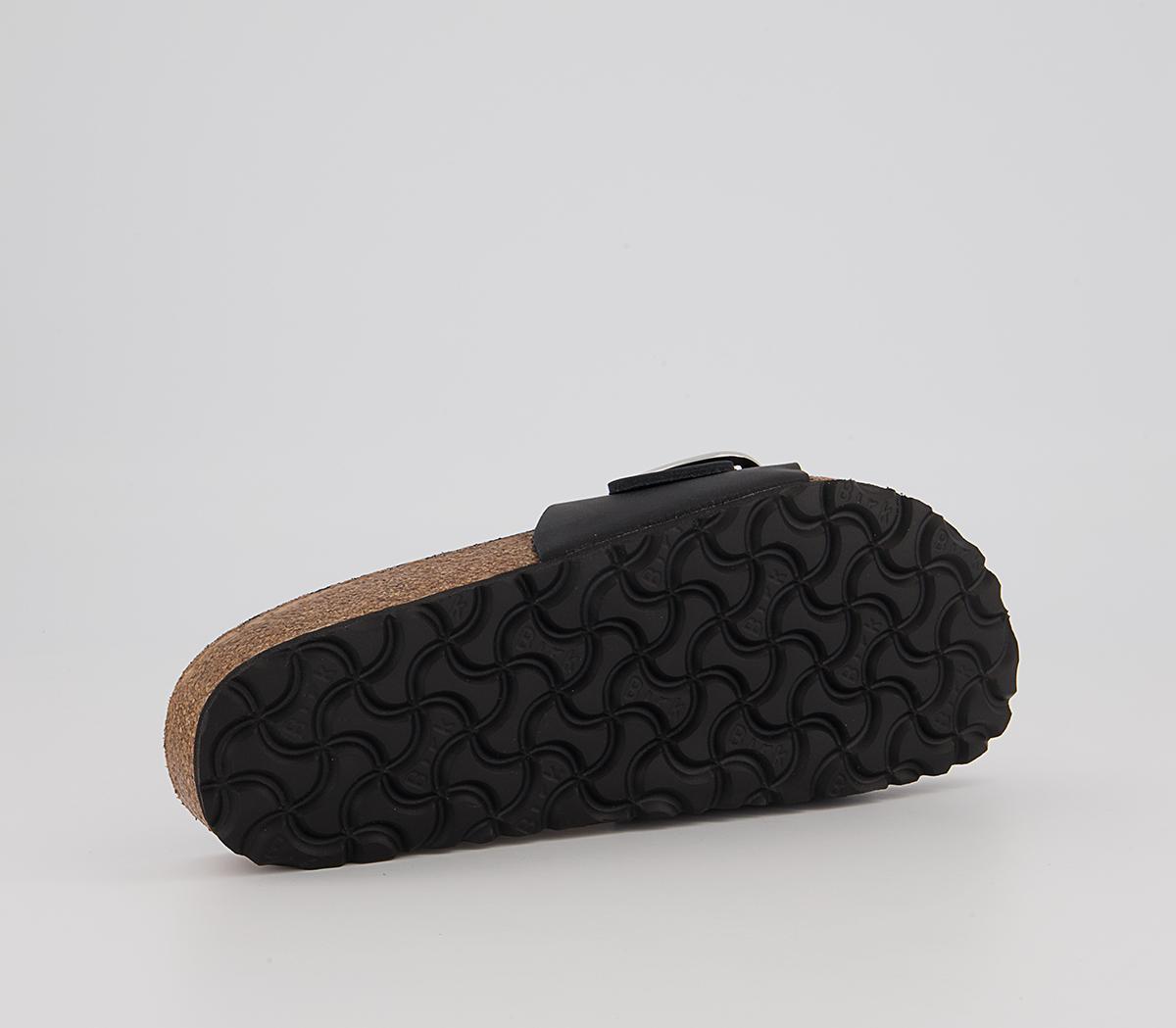 BIRKENSTOCKMadrid Big Buckle SandalsBlack Waxy Leather