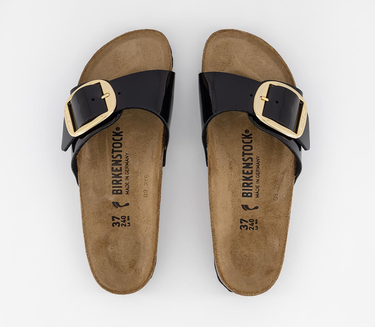 BIRKENSTOCKMadrid Big Buckle Sandals Patent Black