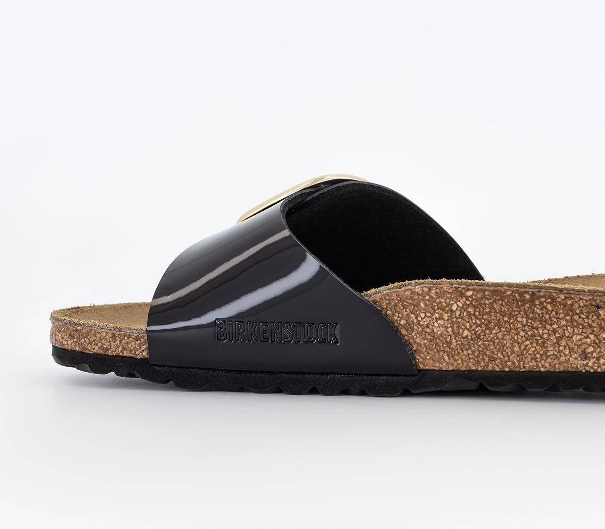 BIRKENSTOCKMadrid Big Buckle Sandals Patent Black