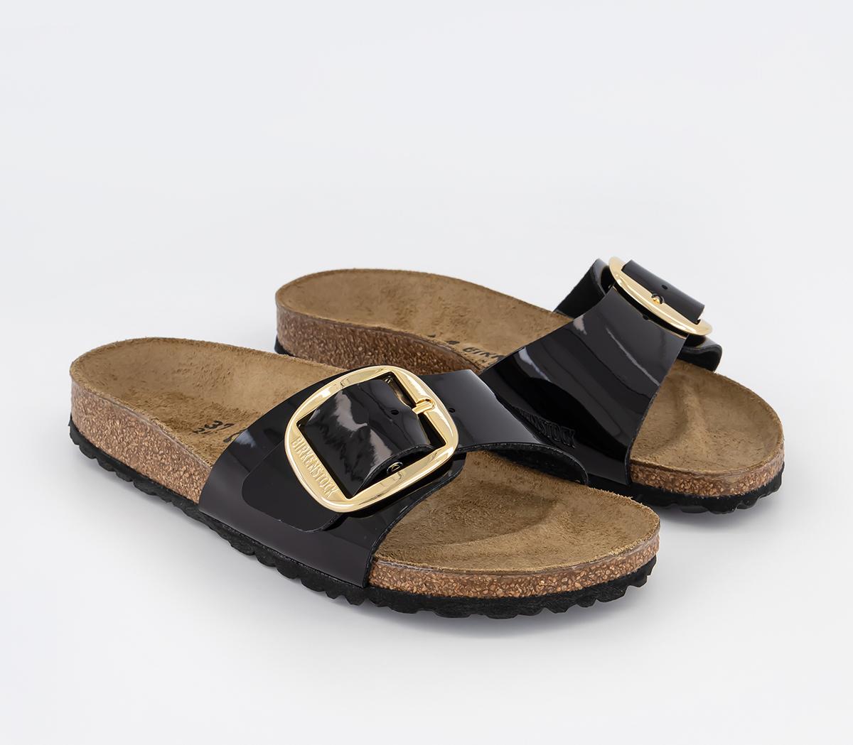 BIRKENSTOCKMadrid Big Buckle Sandals Patent Black