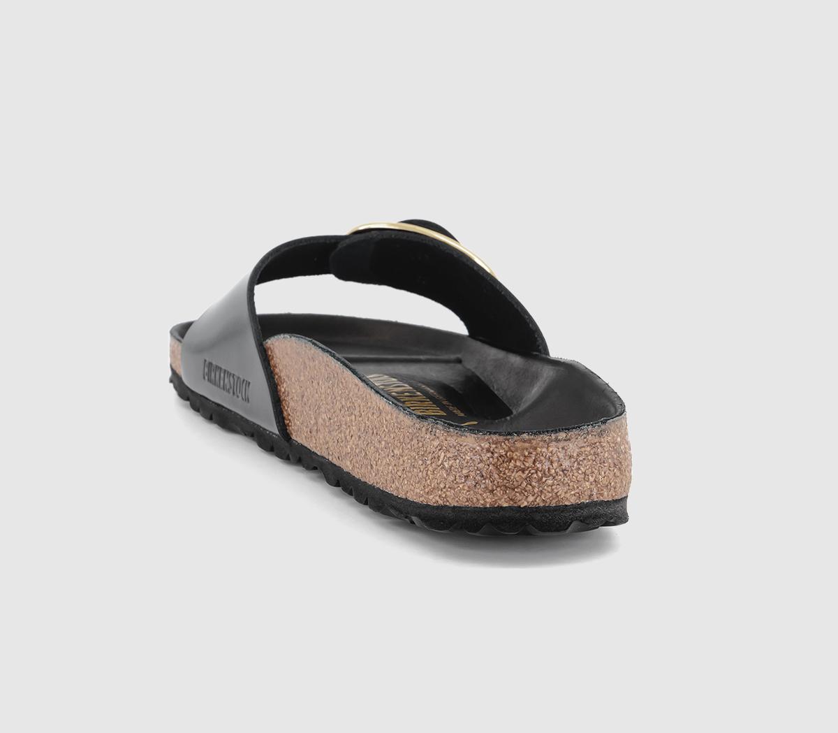 BIRKENSTOCK Madrid Big Buckle Sandals BIRKENSTOCK Madrid Big Buckle Sandals High Shine Black