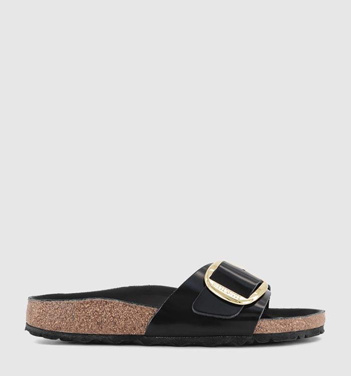 BIRKENSTOCK Madrid Big Buckle Sandals High Shine Black