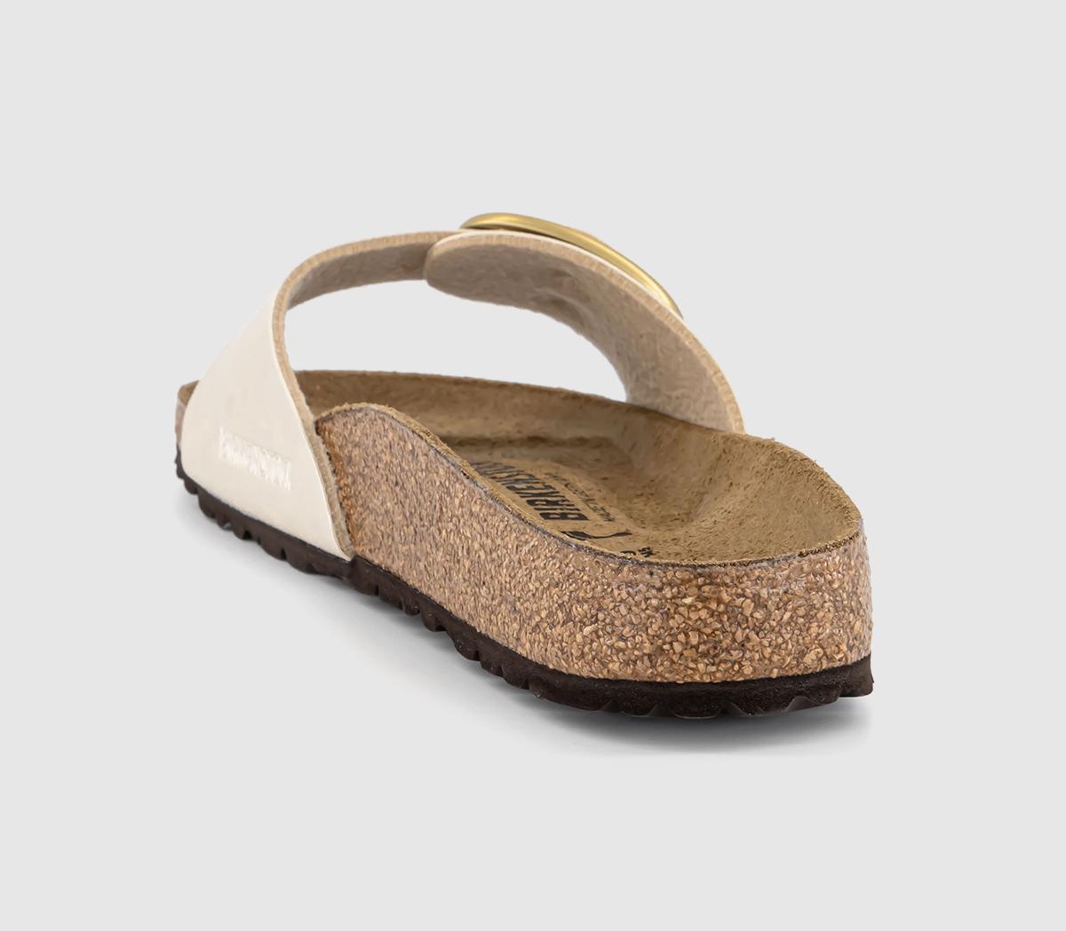 BIRKENSTOCK Madrid Big Buckle Sandals BIRKENSTOCK Madrid Big Buckle Sandals Graceful Pearl White