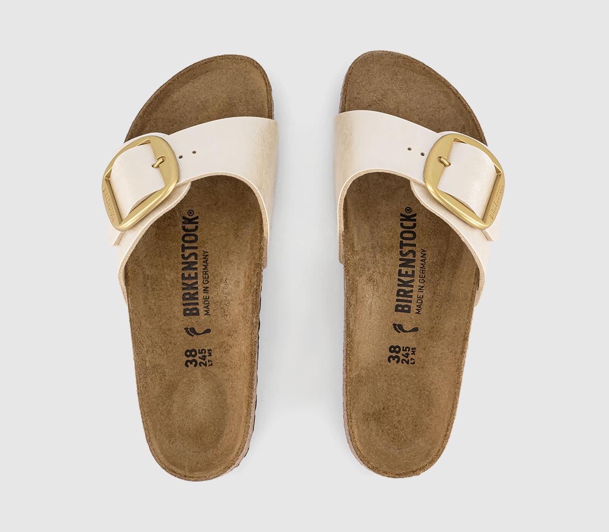 BIRKENSTOCK Madrid Big Buckle Sandals BIRKENSTOCK Madrid Big Buckle Sandals Graceful Pearl White