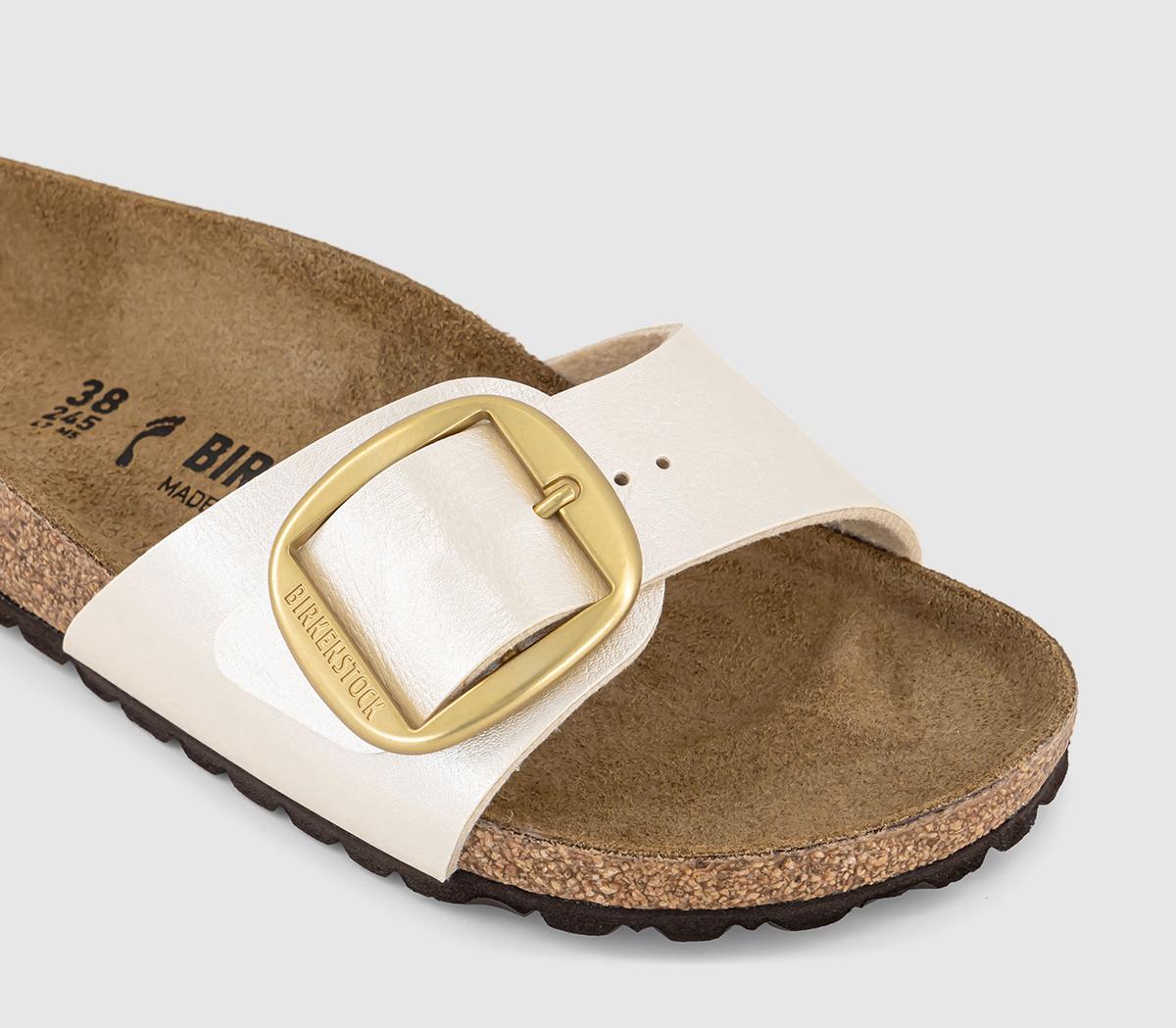 BIRKENSTOCK Madrid Big Buckle Sandals BIRKENSTOCK Madrid Big Buckle Sandals Graceful Pearl White