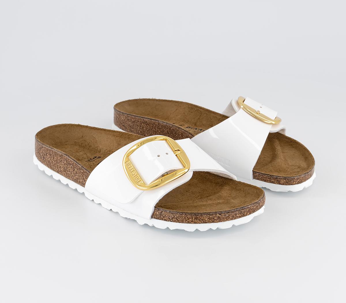 BIRKENSTOCK Madrid Big Buckle Sandals BIRKENSTOCK Madrid Big Buckle Sandals Patent White