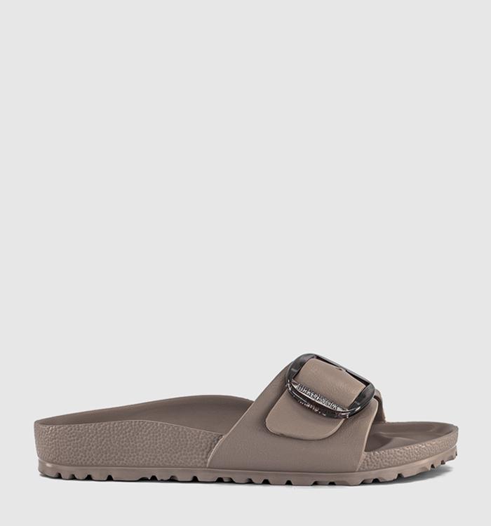 BIRKENSTOCK Madrid Big Buckle Sandals Grey Taupe Eva