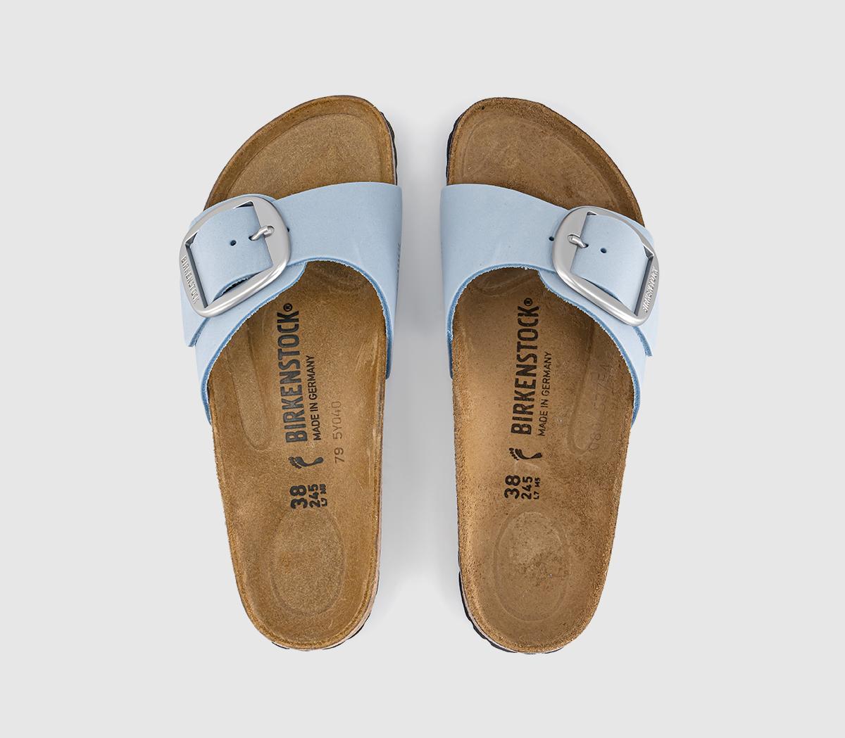 BIRKENSTOCKMadrid Big Buckle SandalsBaby Blue Nubuck
