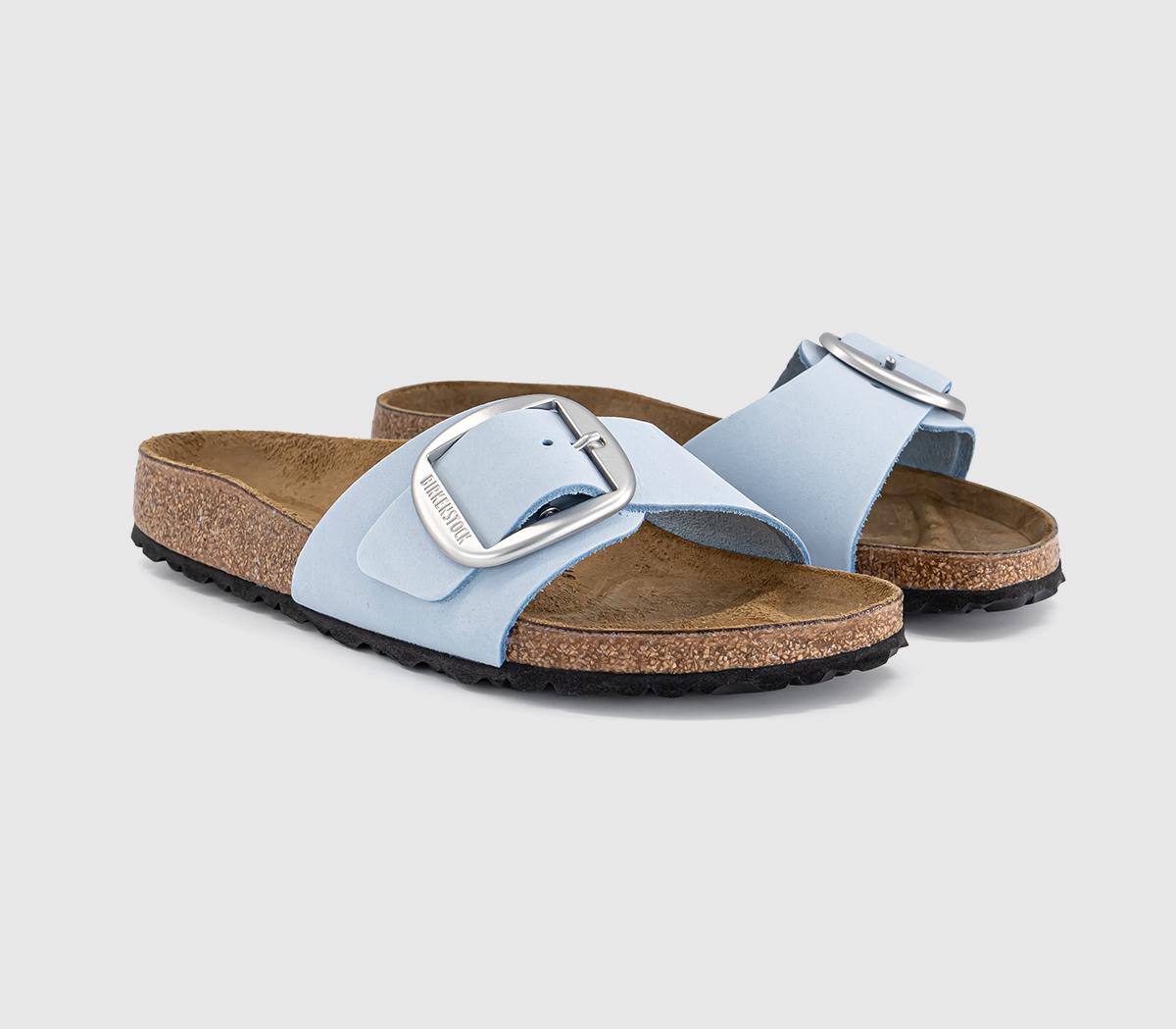 BIRKENSTOCKMadrid Big Buckle SandalsBaby Blue Nubuck