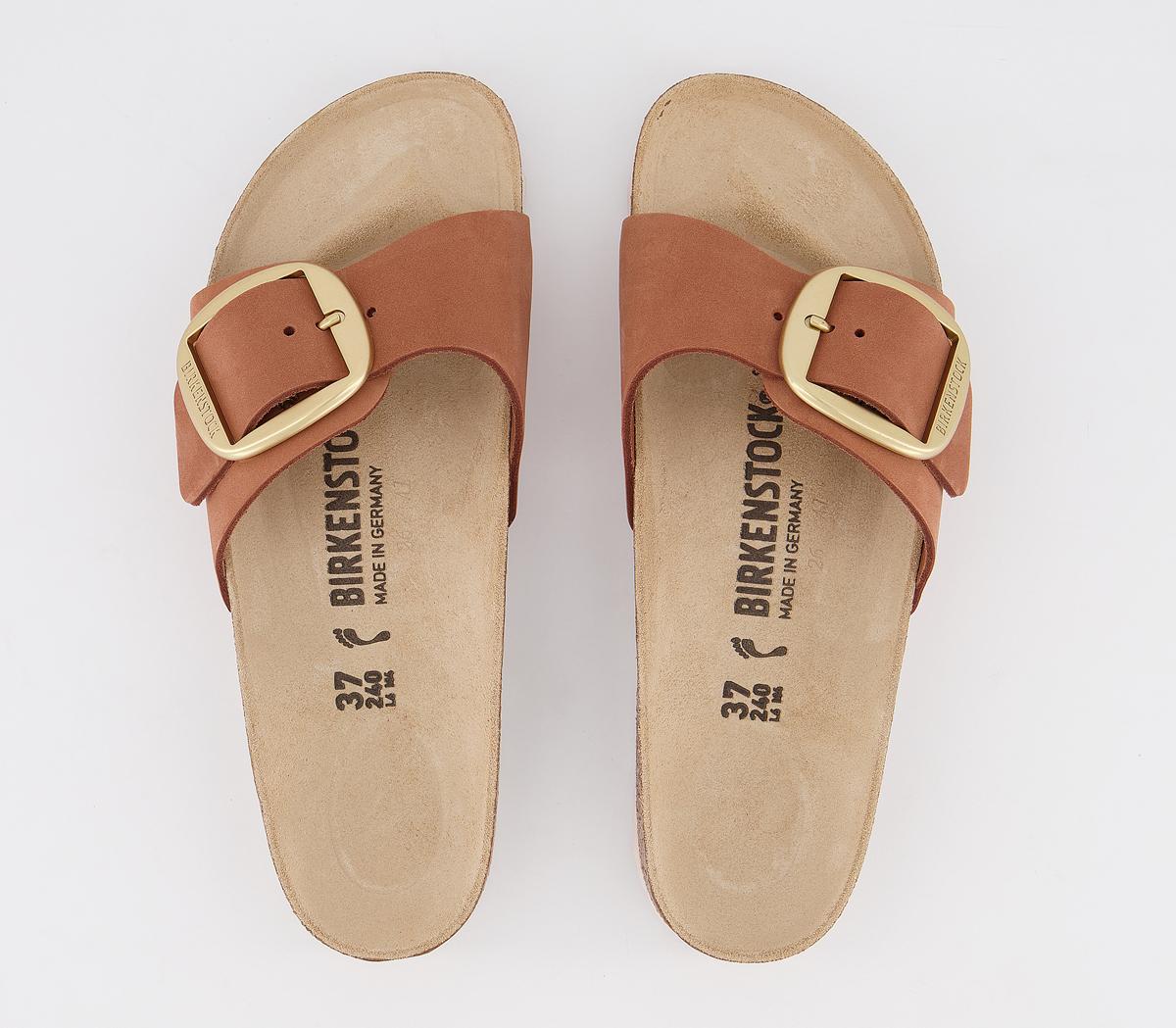 BIRKENSTOCK Madrid Big Buckle Brandy Women’s Sandals