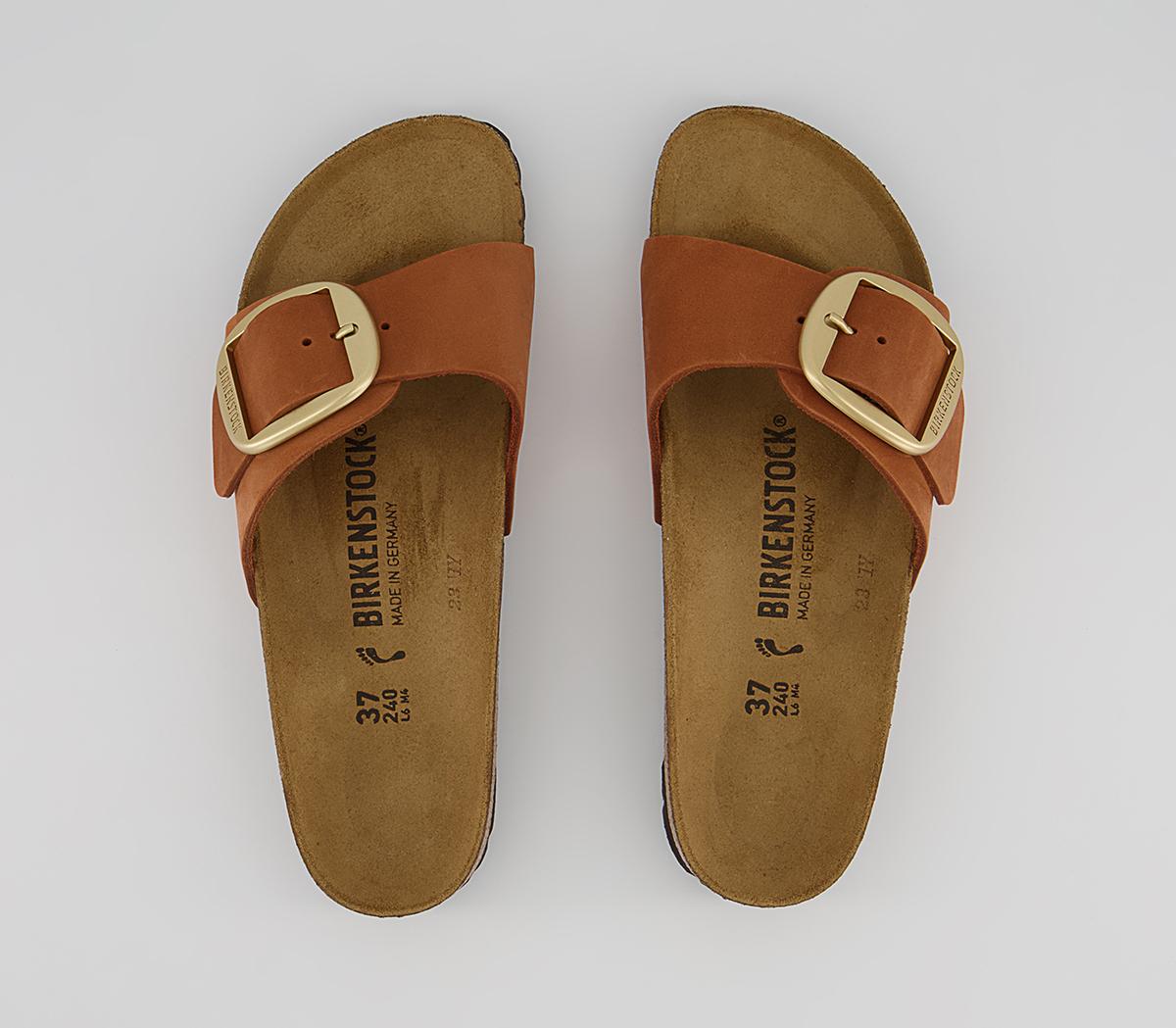 BIRKENSTOCK Madrid Big Buckle Sandals BIRKENSTOCK Madrid Big Buckle Sandals Pecan Nubuck