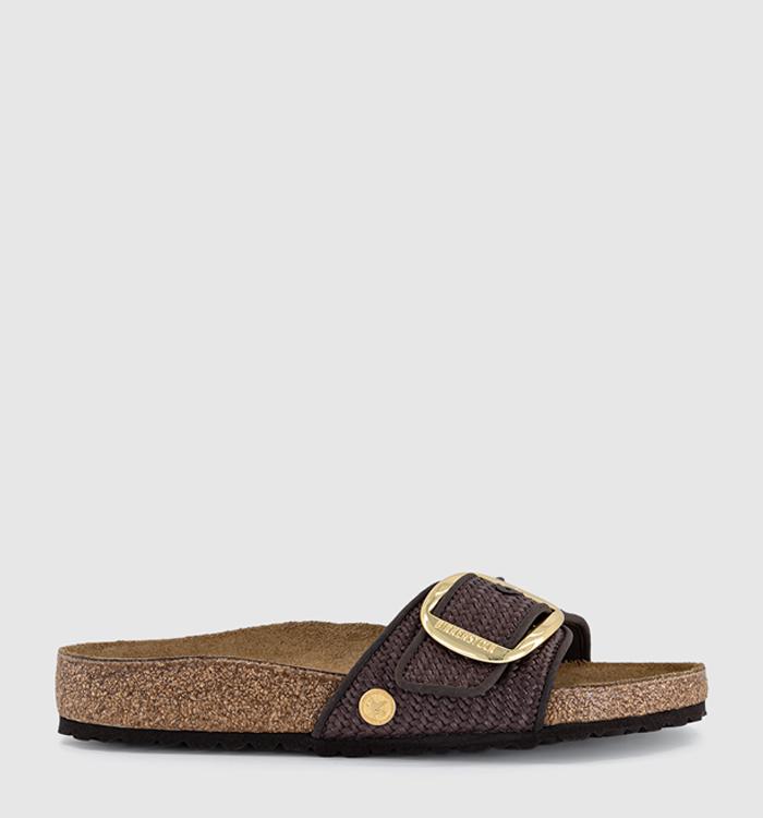 BIRKENSTOCK Madrid Big Buckle Sandals Carafe Raffia