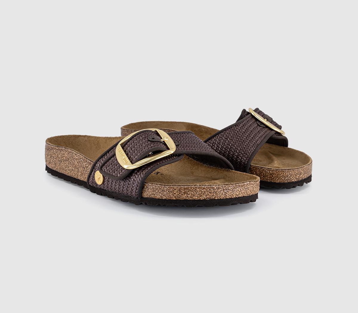 BIRKENSTOCKMadrid Big Buckle SandalsCarafe Raffia