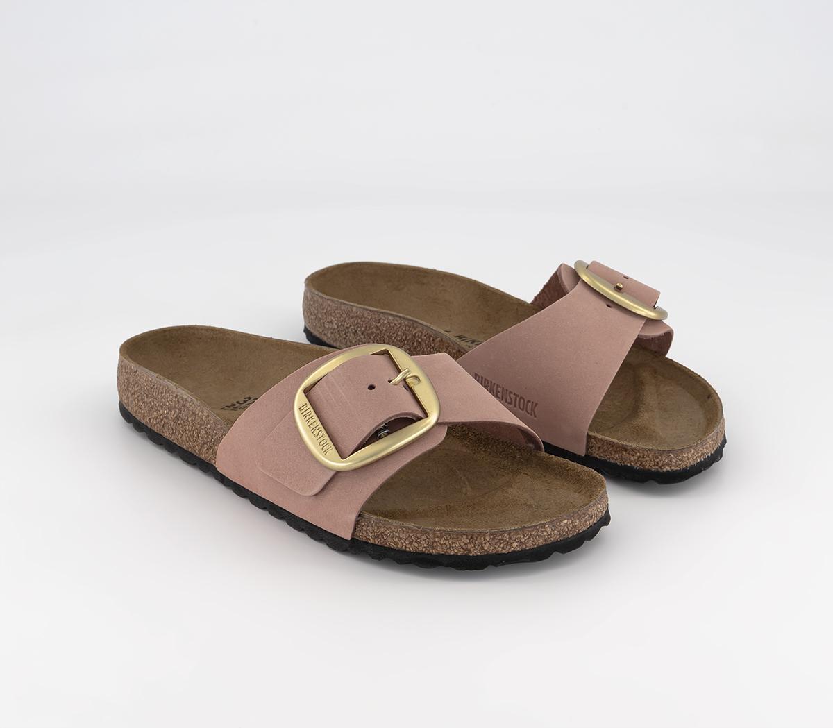 BIRKENSTOCK Madrid Big Buckle Sandals Old Rose Nubuck - Women’s Sandals