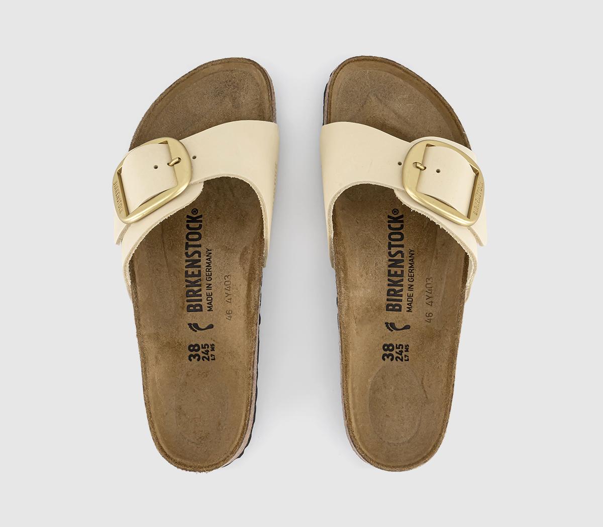 BIRKENSTOCKMadrid Big Buckle SandalsEcru Nubuck