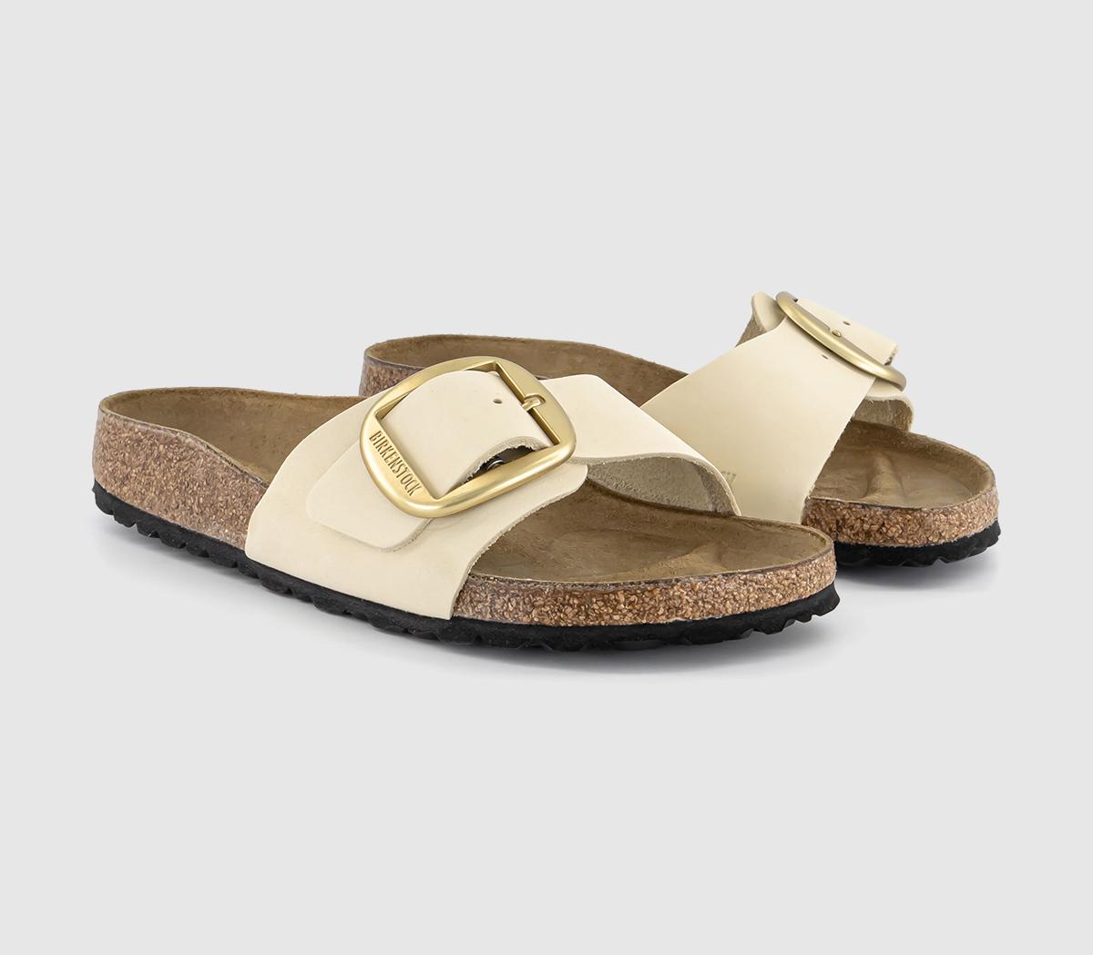 BIRKENSTOCKMadrid Big Buckle SandalsEcru Nubuck