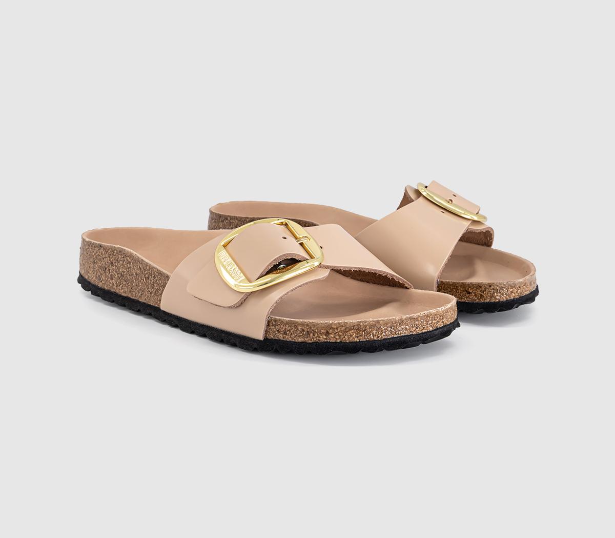 BIRKENSTOCKMadrid Big Buckle SandalsHigh Shine New Beige