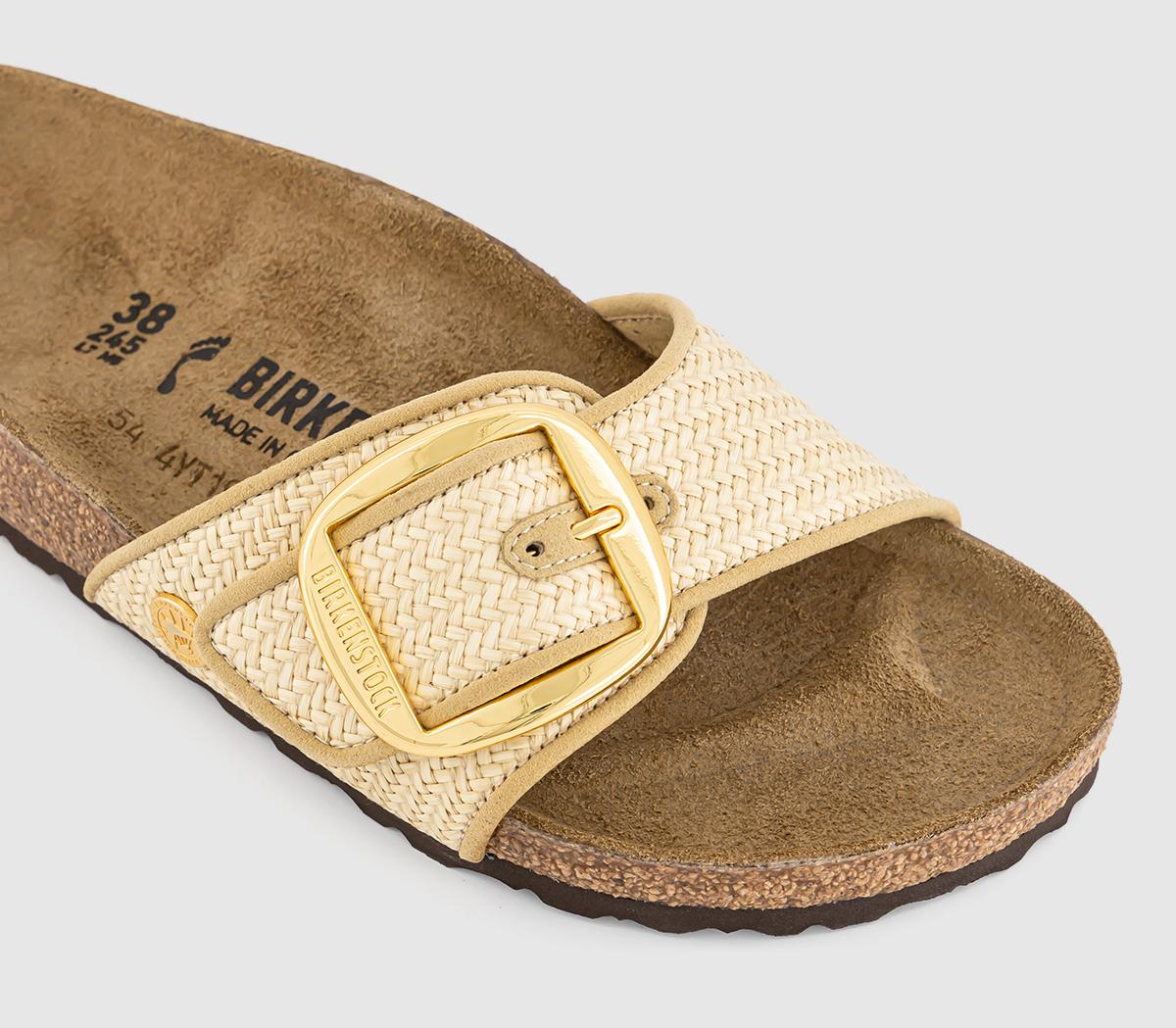 BIRKENSTOCKMadrid Big Buckle SandalsRaffia Natural