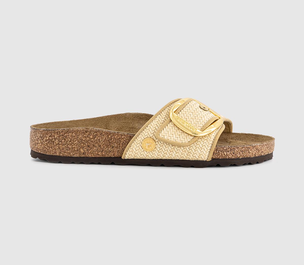 BIRKENSTOCKMadrid Big Buckle SandalsRaffia Natural