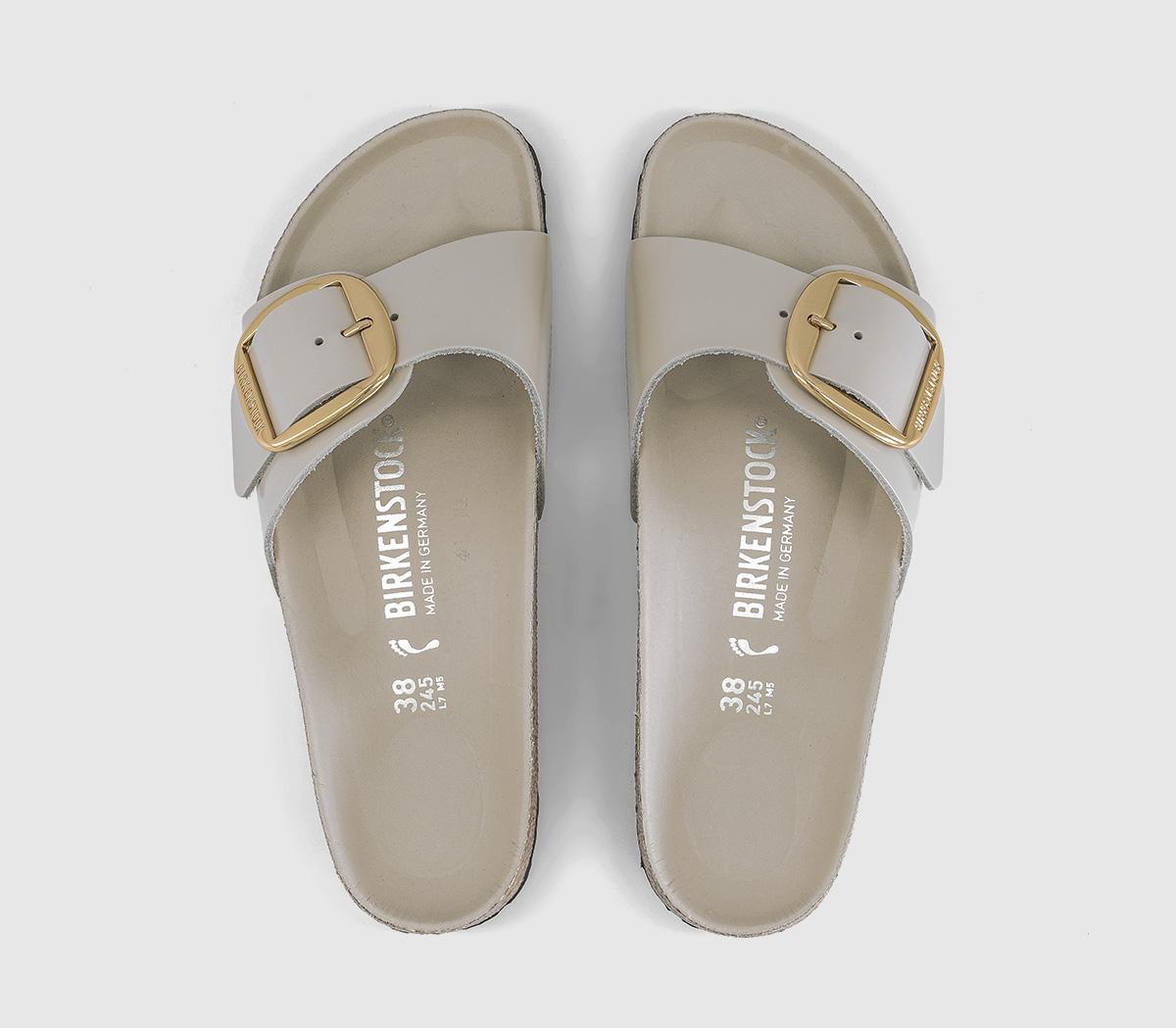 ジェンムーブクイーンMPトックスジェルパック×2 BIRKENSTOCK Madrid Big Buckle Sandals Oyster Leather High Shine