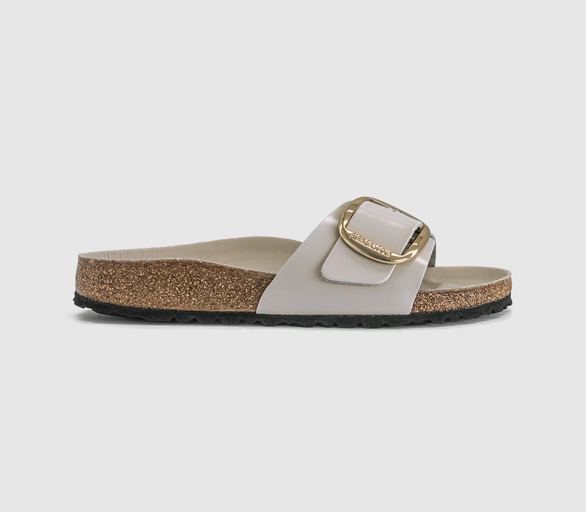 ジェンムーブクイーンMPトックスジェルパック×2 BIRKENSTOCK Madrid Big Buckle Sandals Oyster Leather High Shine