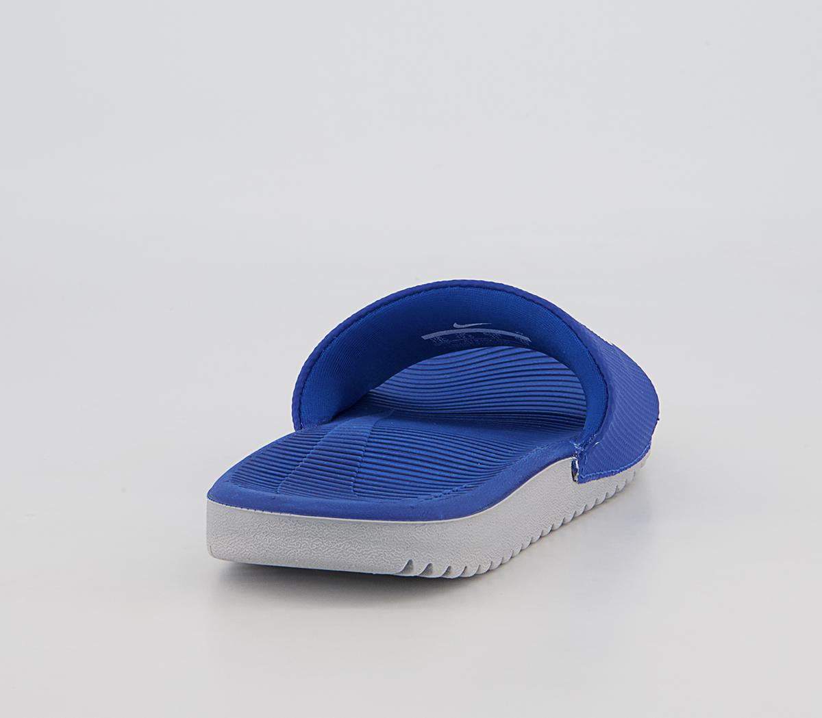 Nike Kawa Kids Slides Nike Kawa Kids Slides Hyper Cobalt White