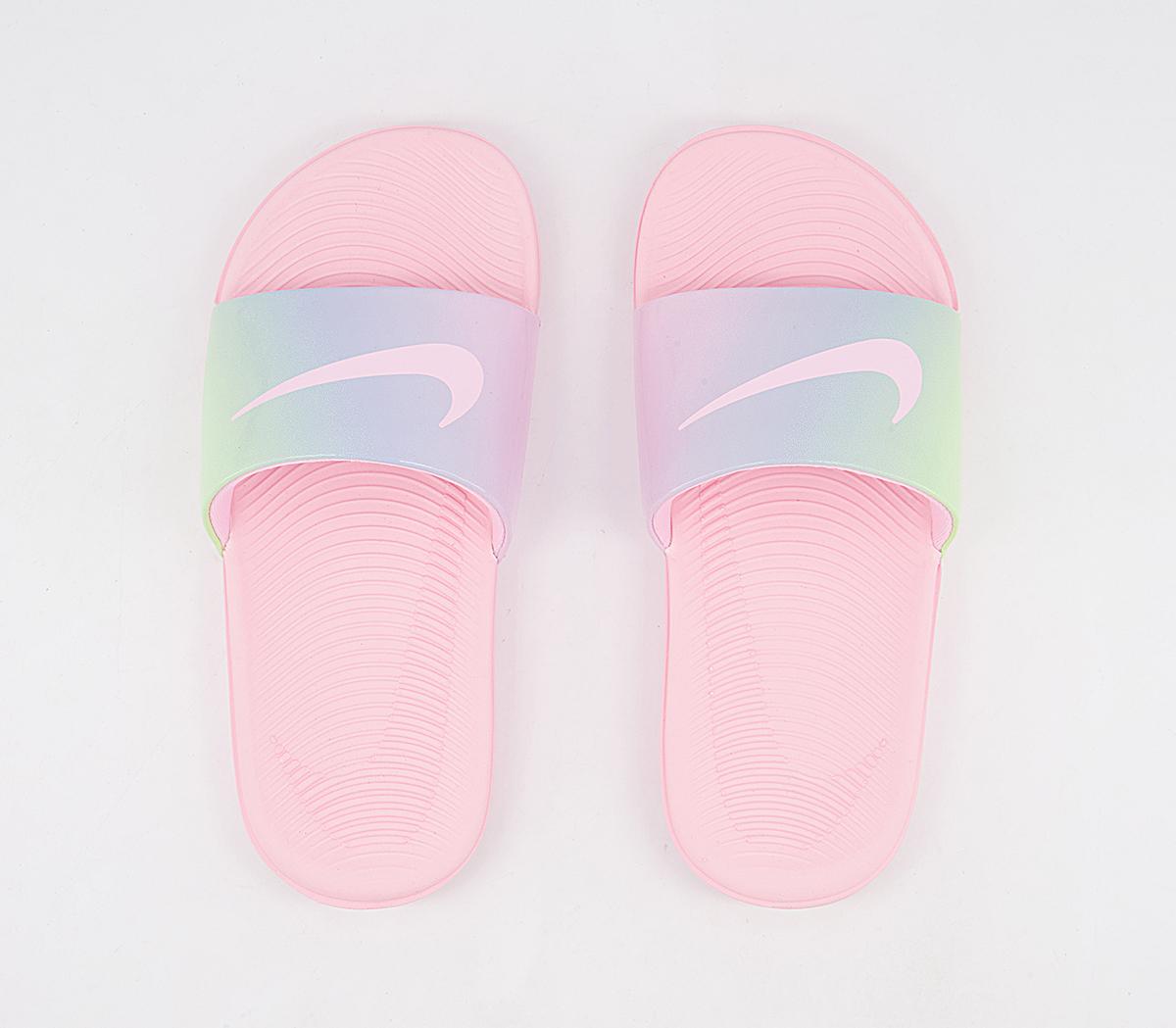 Nike Kawa Kids Slides Nike Kawa Kids Slides Artic Punch Armory Blue