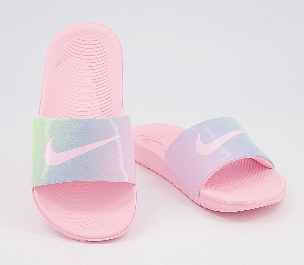 Nike Kawa Kids Slides Nike Kawa Kids Slides Artic Punch Armory Blue