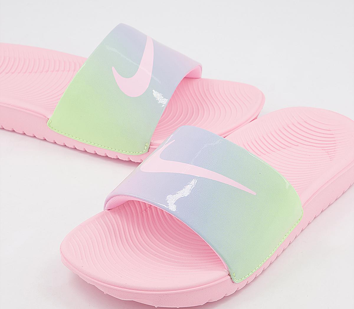 Nike Kawa Kids Slides Nike Kawa Kids Slides Artic Punch Armory Blue