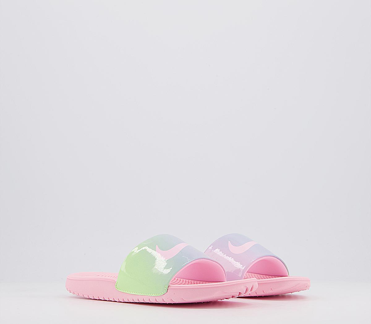 Nike Kawa Kids Slides Nike Kawa Kids Slides Artic Punch Armory Blue
