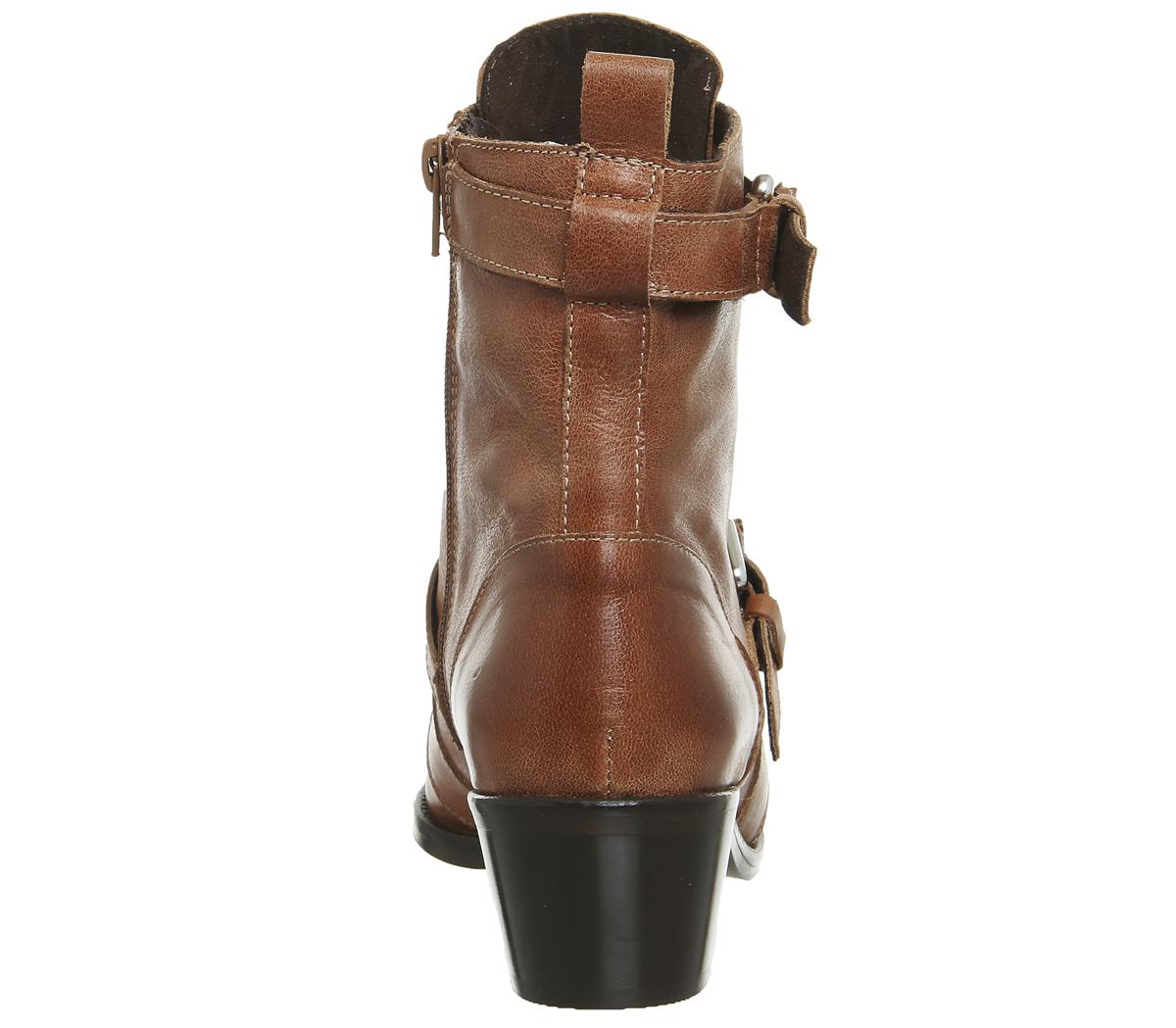 OFFICEAmbassador Lace Up BootsTan Leather