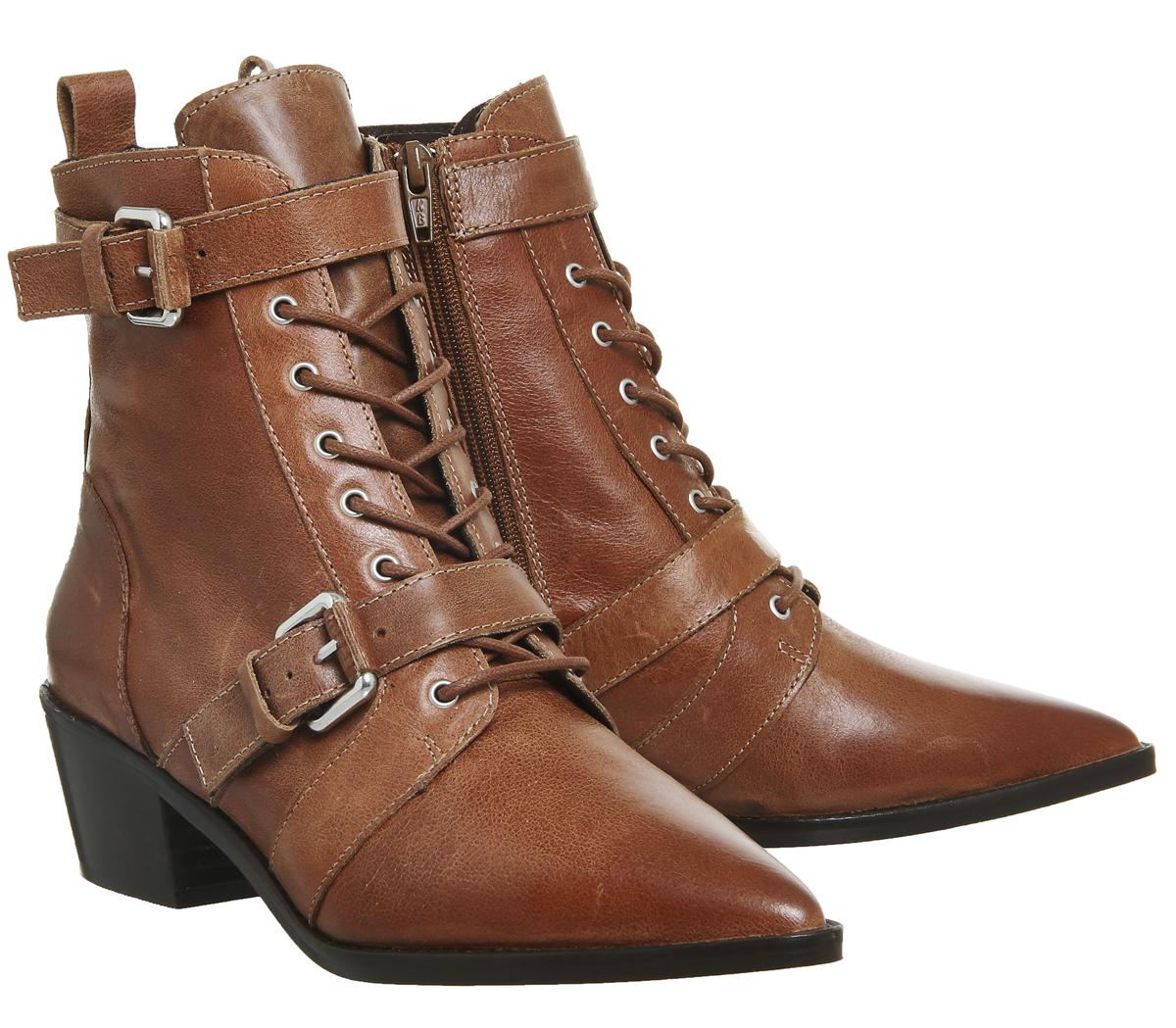 OFFICEAmbassador Lace Up BootsTan Leather