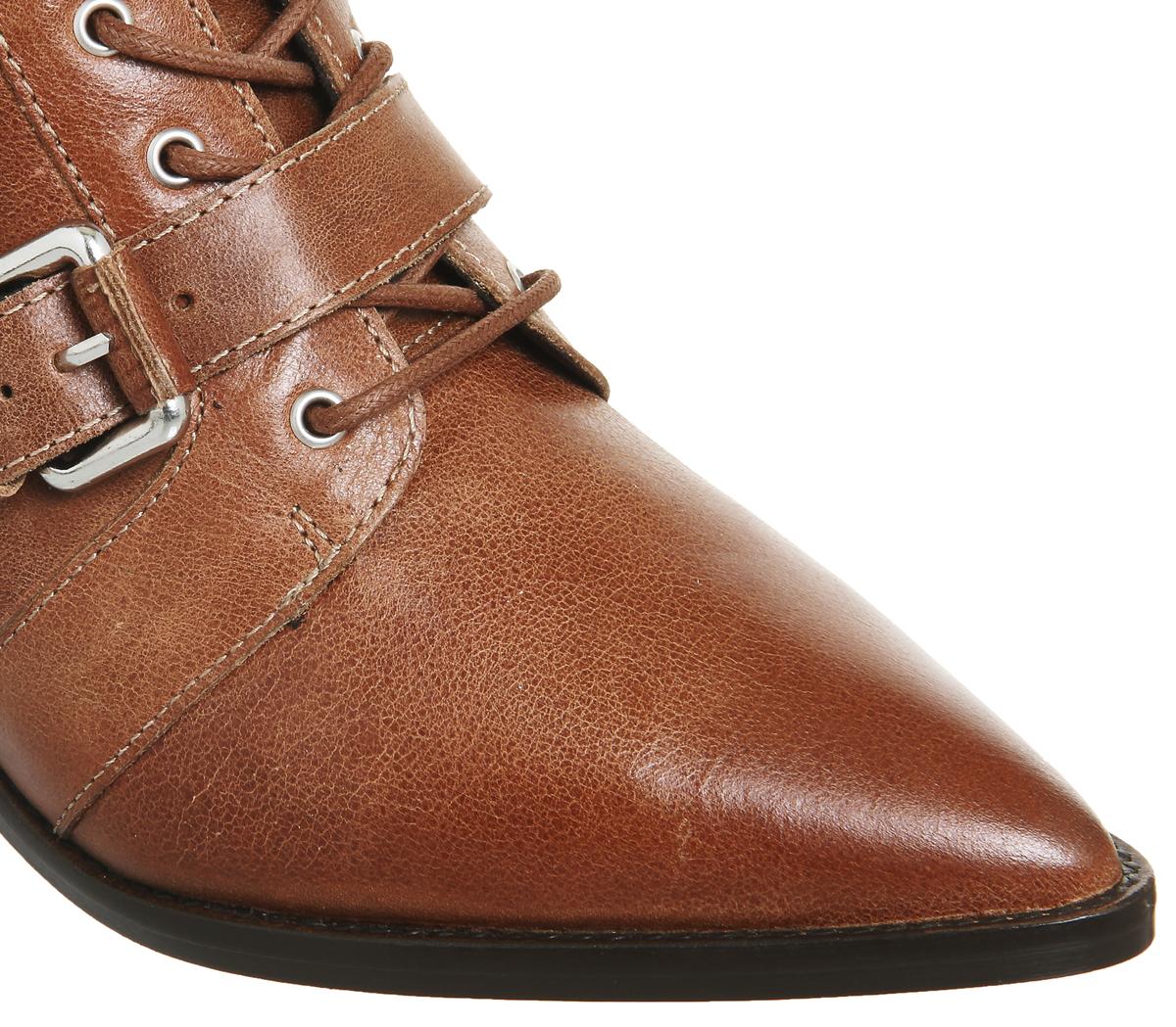 OFFICEAmbassador Lace Up BootsTan Leather
