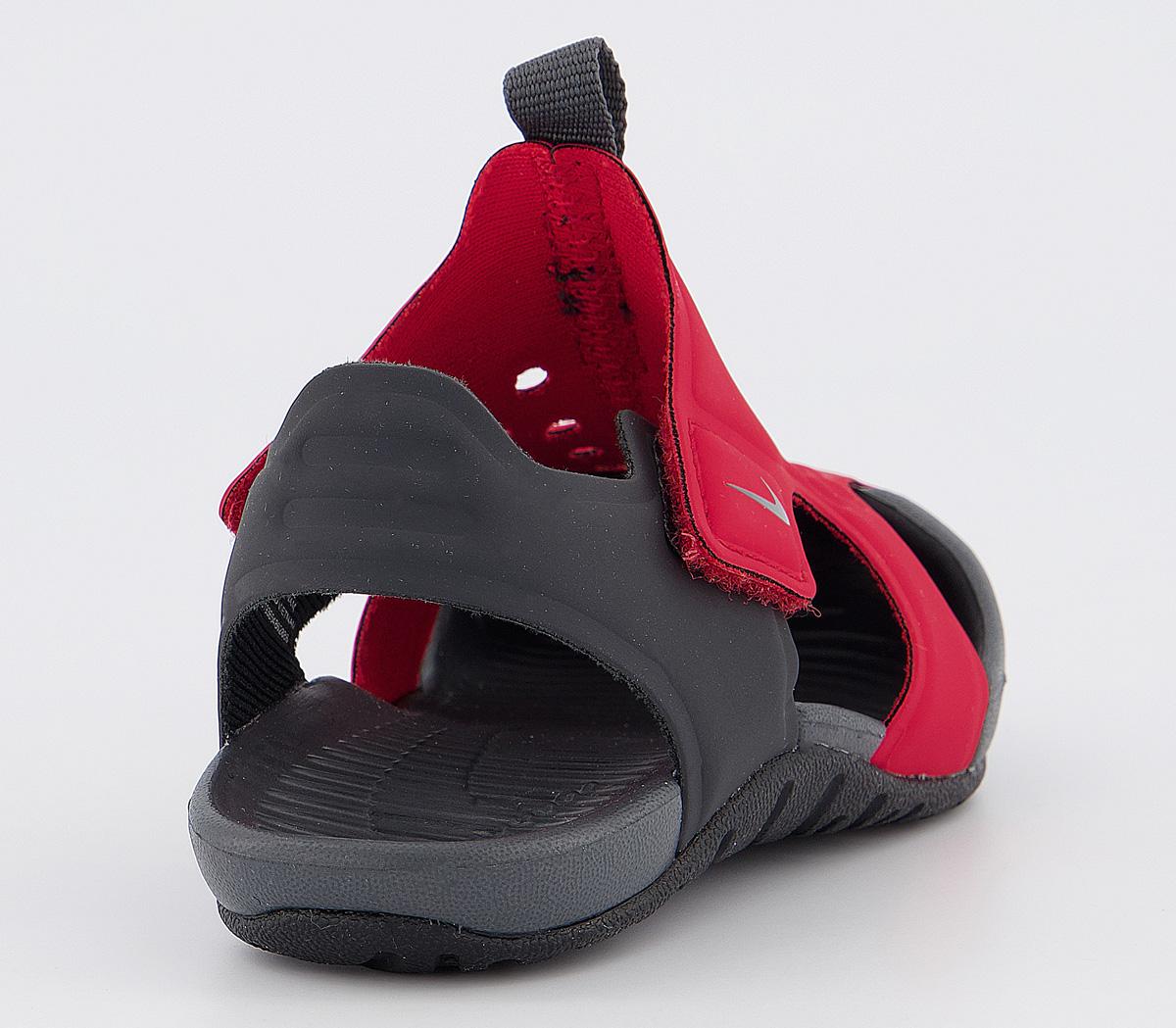 nike sunray sandals red