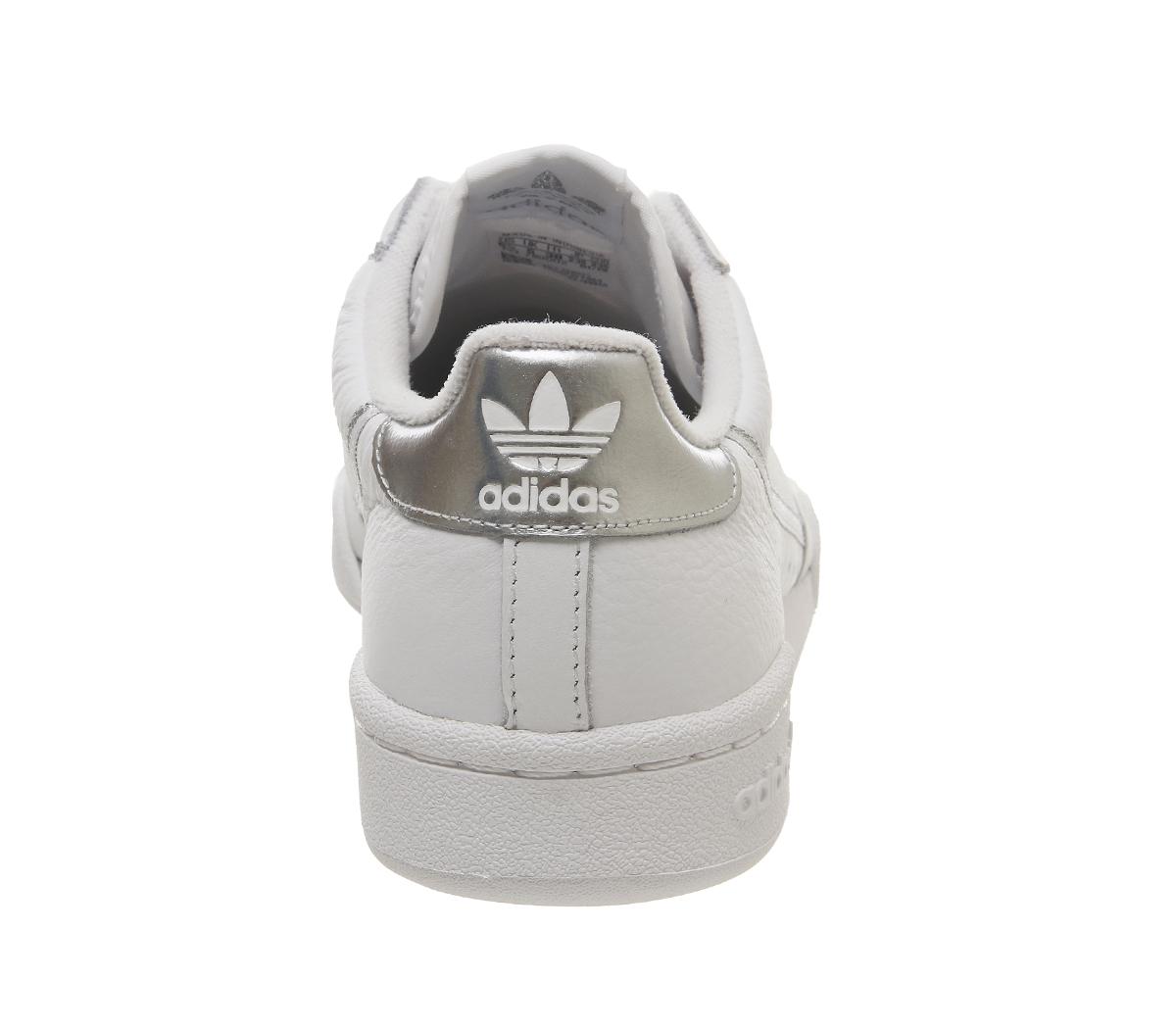 adidas Continental 80s Trainers adidas Continental 80s Trainers White White Silver