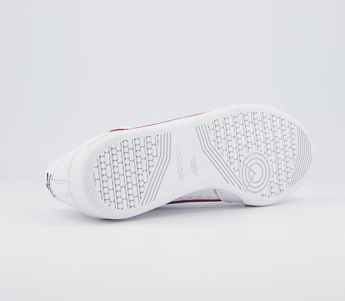 adidas80s Continental Trainers adidas80s Continental TrainersWhite White Scarlet Navy