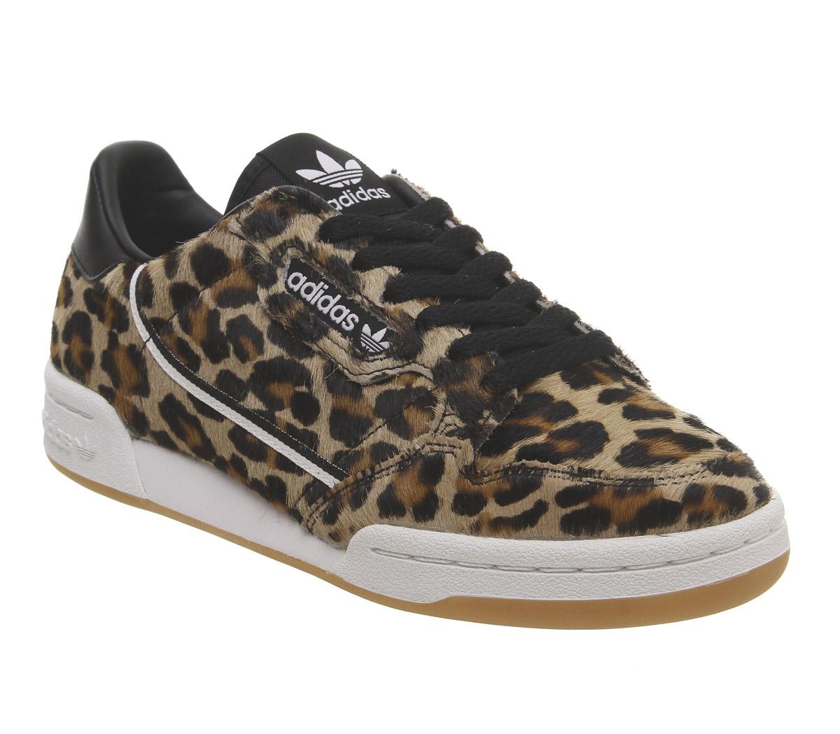 Continental 80s Trainers Animal Crystal White Gum - Women's Trainers