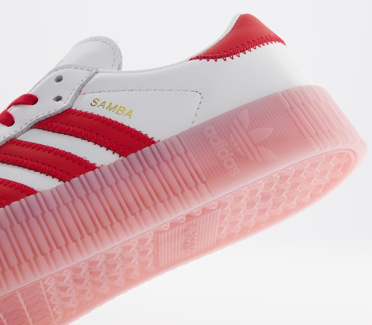 Adidas Samba Rose Trainers White Red True Pink Women s Trainers Adidas Samba Rose Trainers White Red True Pink Women s Trainers