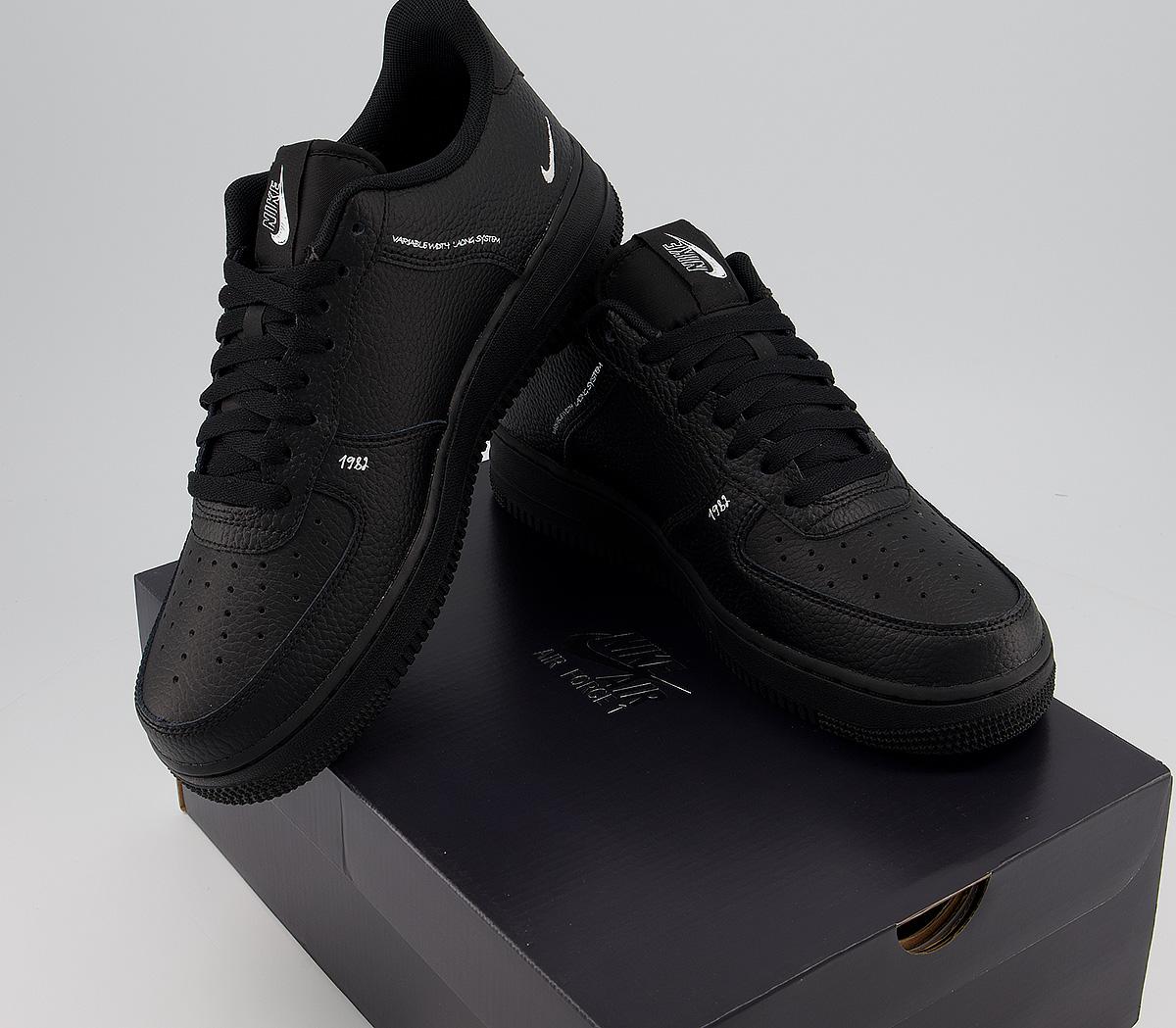 air force 1 utility black white