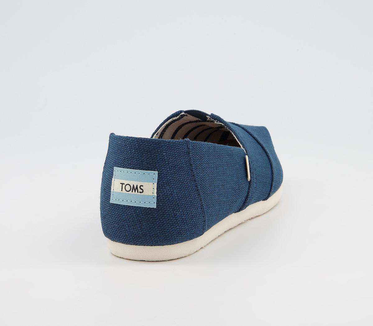 TOMSAlpargata Slip OnsMajolica Blue Heritage