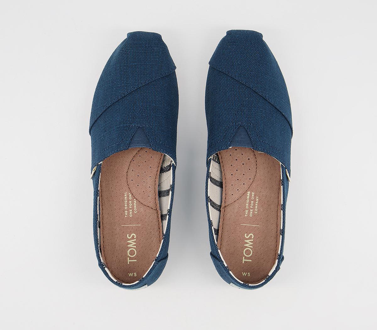 TOMSAlpargata Slip OnsMajolica Blue Heritage