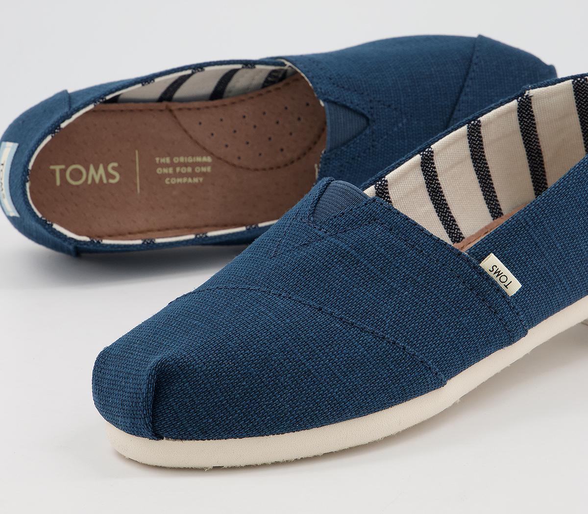 TOMSAlpargata Slip OnsMajolica Blue Heritage