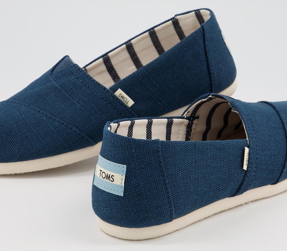 TOMSAlpargata Slip OnsMajolica Blue Heritage