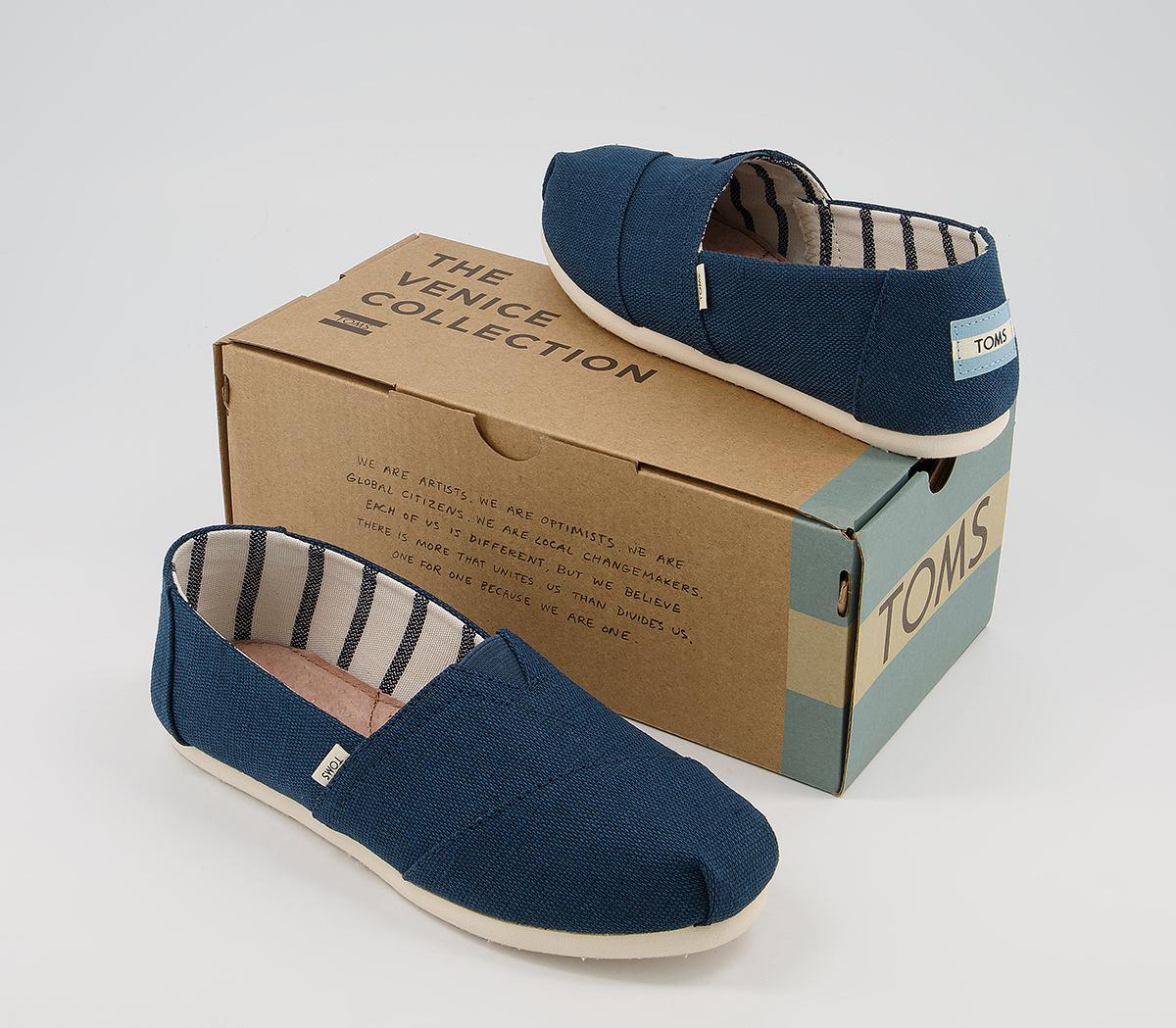 TOMSAlpargata Slip OnsMajolica Blue Heritage